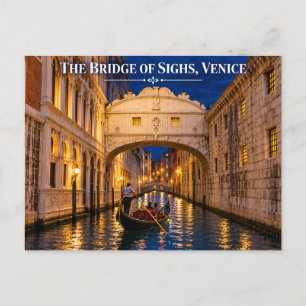 La Puente de los Suspiros Venecia Italia Postal