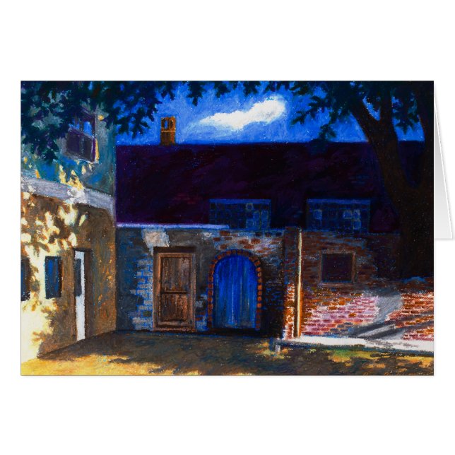 La puerta azul (Anverso (Horizontal))