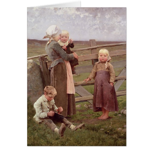 La puerta de Dalby, Skane, 1884 (Frente)