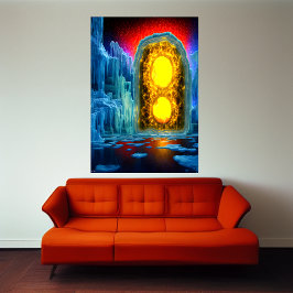 La puerta de enlace al otro lado | Poster de arte