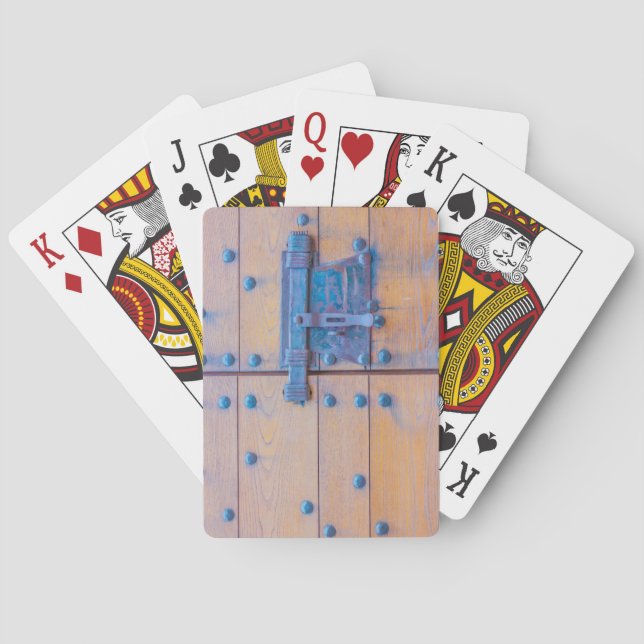 la puerta del castillo   póquer  Cartas de juego (Reverso)