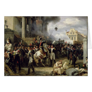 La puerta en Clichy durante la defensa de París