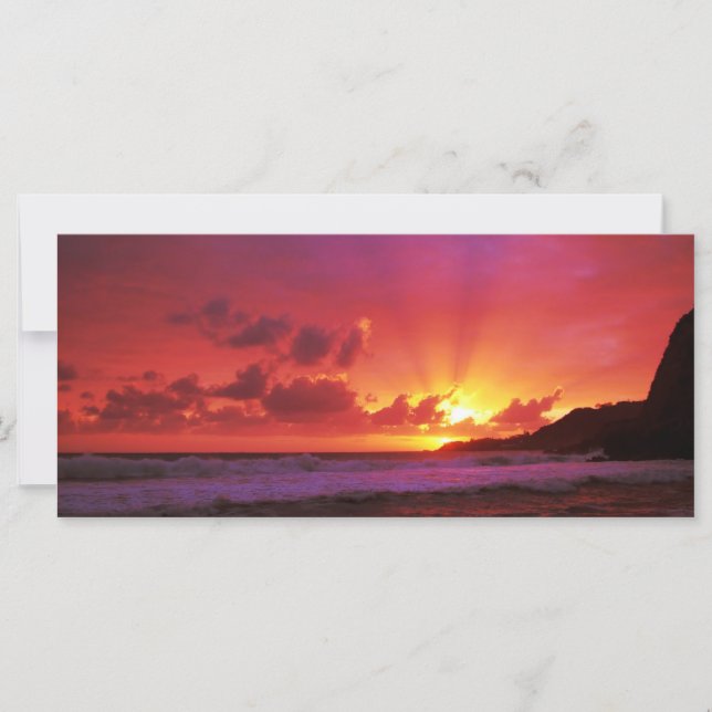 La puesta de sol en la isla (Anverso)