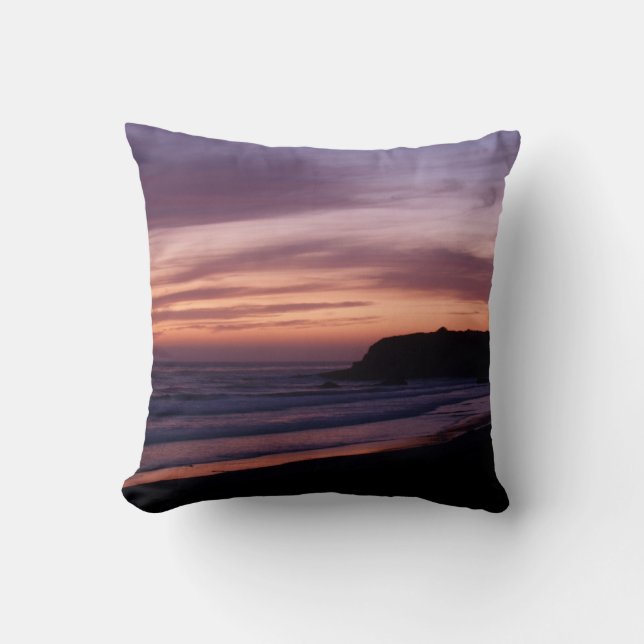 La puesta de sol rosa en la almohada del Pacífico (Anverso)