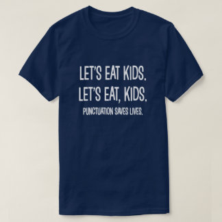 La puntuación ahorra la camiseta divertida de la