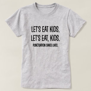 La puntuación ahorra la camiseta divertida de la