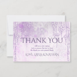 La púrpura encantadora le agradece las tarjetas