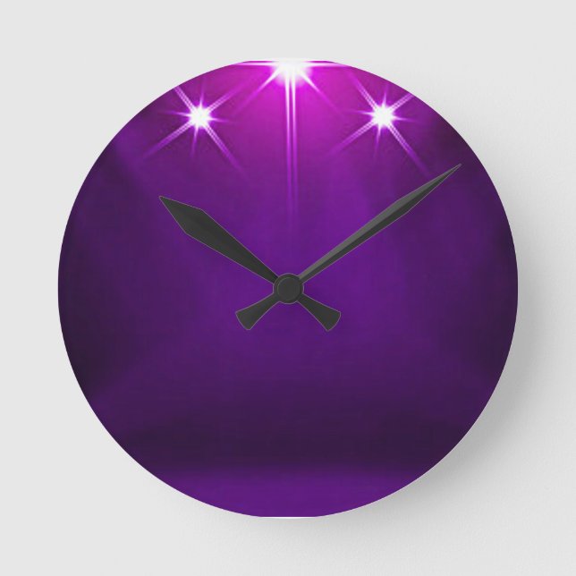 ¡LA PÚRPURA ENCIENDE EL RELOJ DE PARED DE (Anverso)