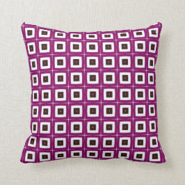 la púrpura retra ajusta la almohada de tiro