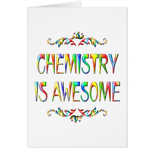 La química es impresionante (Frente)