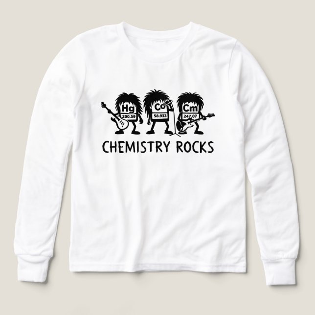 La Química Rocas Banda De Rock De Ciencia (Diseño frontal)