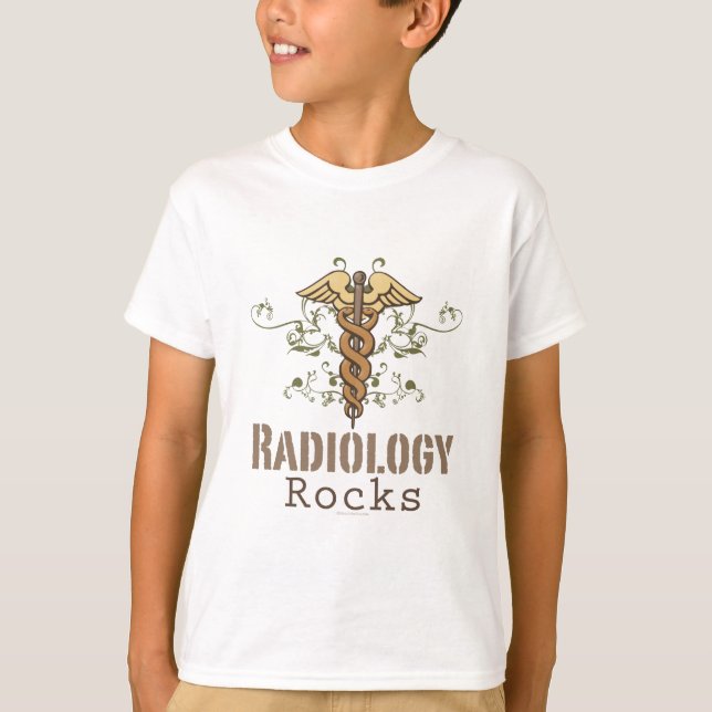 La radiología oscila la camiseta de los niños de (Anverso)