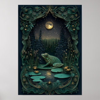 La rana | Arte de los bosques nocturnos