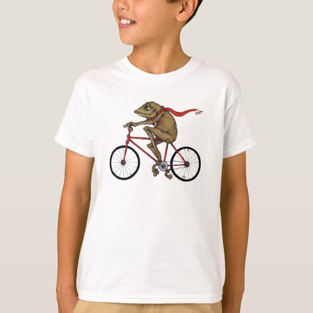 ¡La rana en una camisa de la bici! (Anverso)