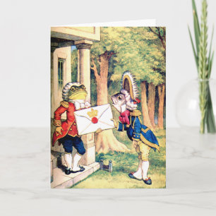 La rana los pescados y la reina de la invitación