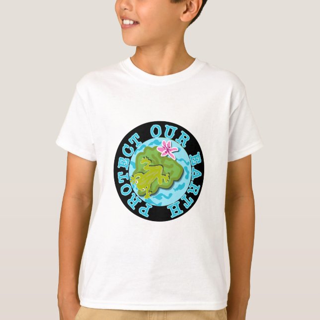 La rana protege nuestras camisetas y regalos de la (Anverso)