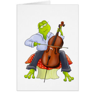 La rana toca el violoncelo