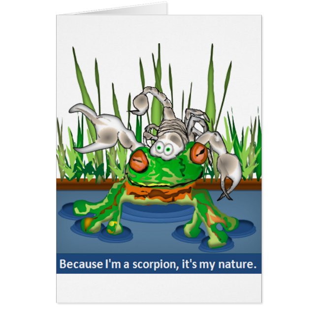 La rana y el escorpión (Frente)