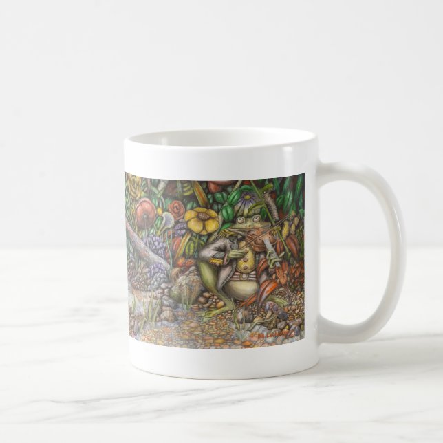 La rana y el violín - taza (Derecha)