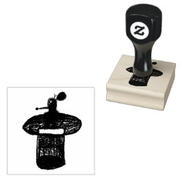 La rata en el sello Gorra