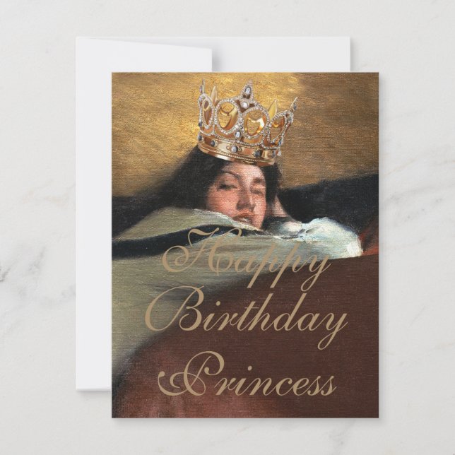 La realeza es tan elegante Feliz cumpleaños prince (Anverso)