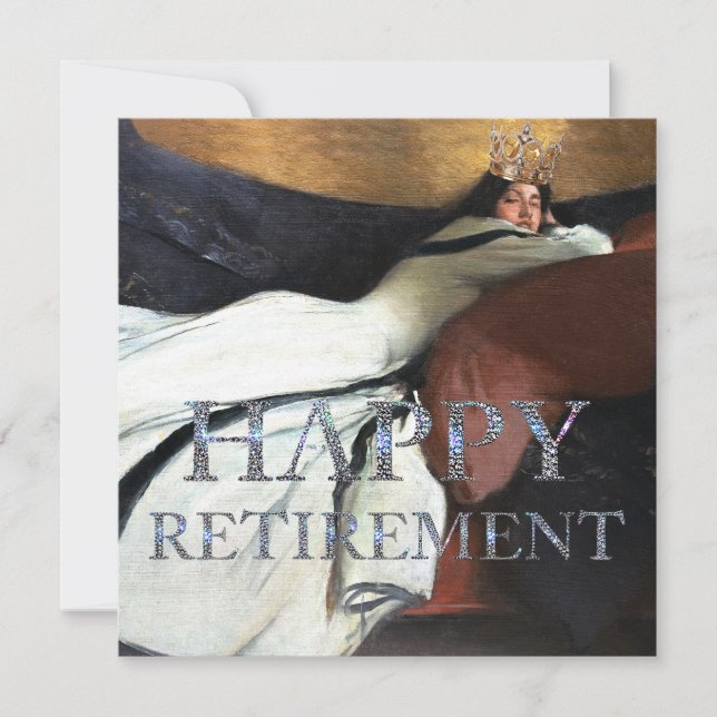 La realeza es un retiro feliz tan valioso (Anverso)