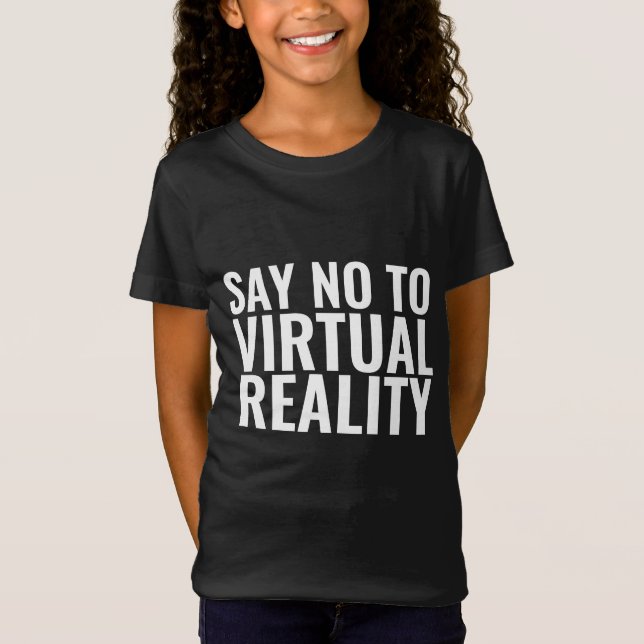 LA REALIDAD VIRTUAL DICE QUE NO HAY CAMISETAS DE N (Anverso)