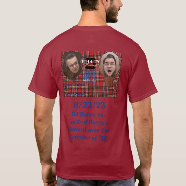 La reavivada camiseta conmemorativa de Rosco (Reverso)