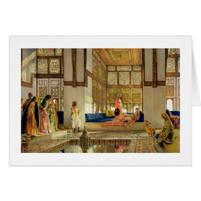 La recepción, 1873 (aceite en el panel) (Anverso (Horizontal))