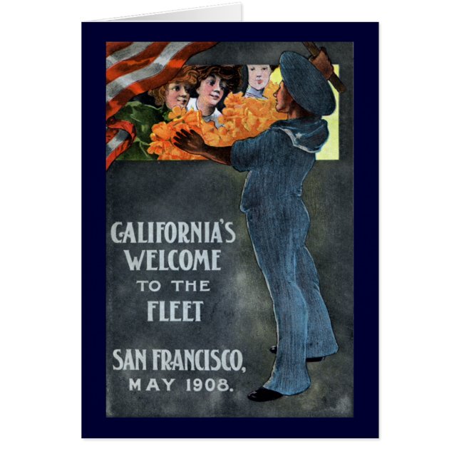 La recepción de California a la flota (Frente)