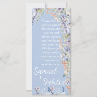 La recepción de la Boda Azul Flora Silvestre Graci