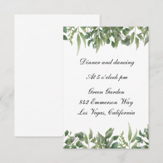 La recepción de la boda de la floración verde de l