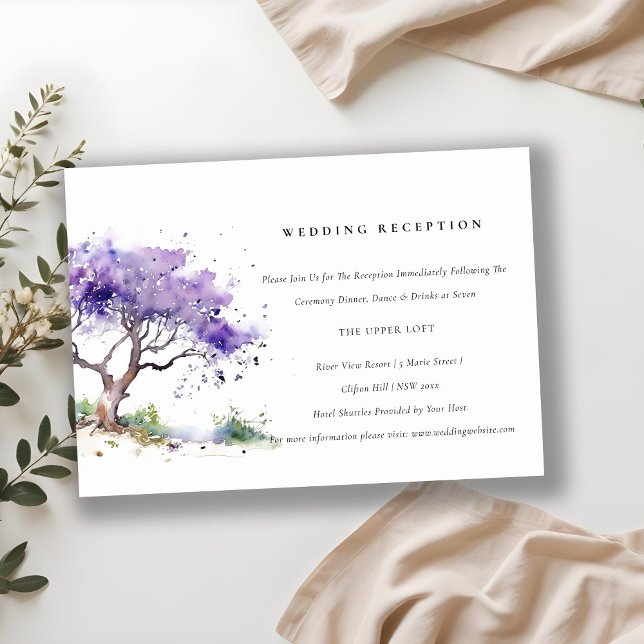 La recepción de la boda del árbol de Jacaranda (Subido por el creador)