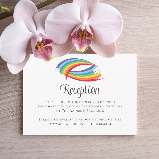 La recepción de la boda LGBT simple con las olas a (Subido por el creador)