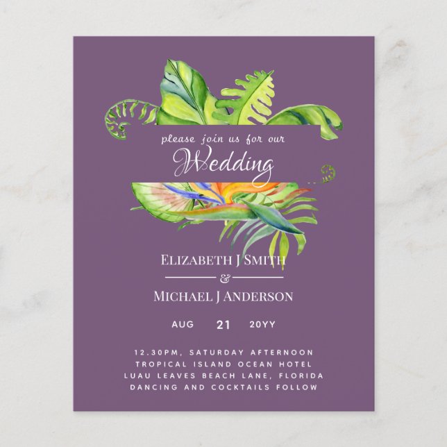 La recepción más barata de las hojas tropicales Bo (Anverso)