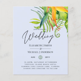 La recepción más barata de las hojas tropicales Bo