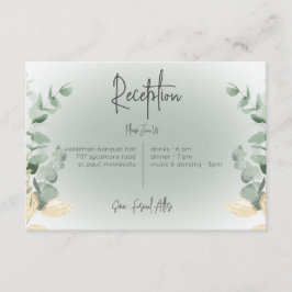 La recepción moderna de Boho Delicate Green