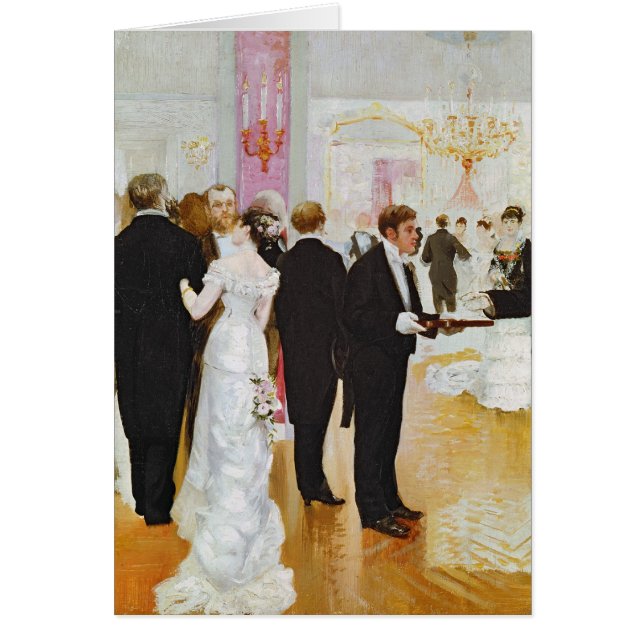 La recepción nupcial, c.1900 (Frente)
