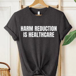 La reducción de daño es una camiseta sanitaria, la