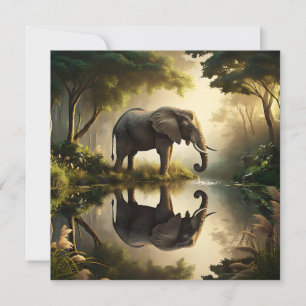 La reflexión de un elefante