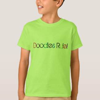 La regla de los Doodles embroma la camiseta