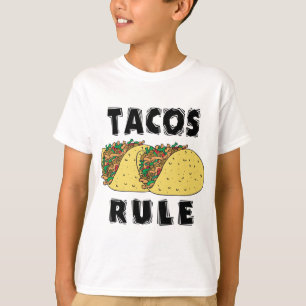 La regla del Tacos embroma la camiseta