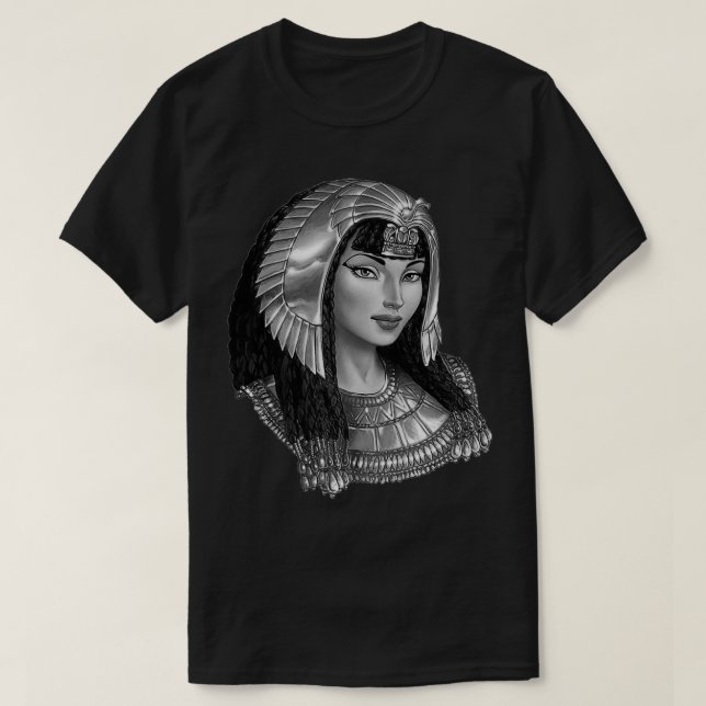 La reina Cleopatra camisa egipcia de café Premiu (Diseño del anverso)