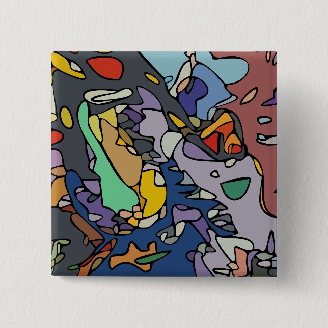 'la reina de la serie' - Botón cuadrado de 2" (Anverso)