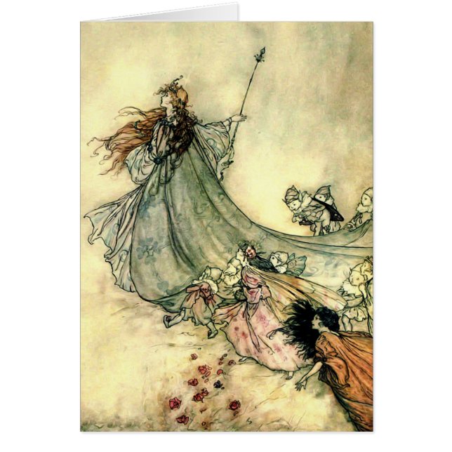 La reina de las hadas de Arthur Rackham (Frente)