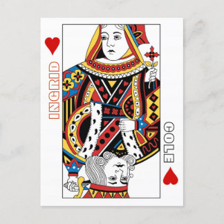 La Reina de las tarjetas de juego y el Rey de los 