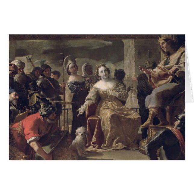 La reina de Sheba antes de Solomon (Anverso (Horizontal))