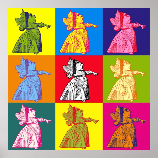 La Reina del arte pop del corazón (Frente)