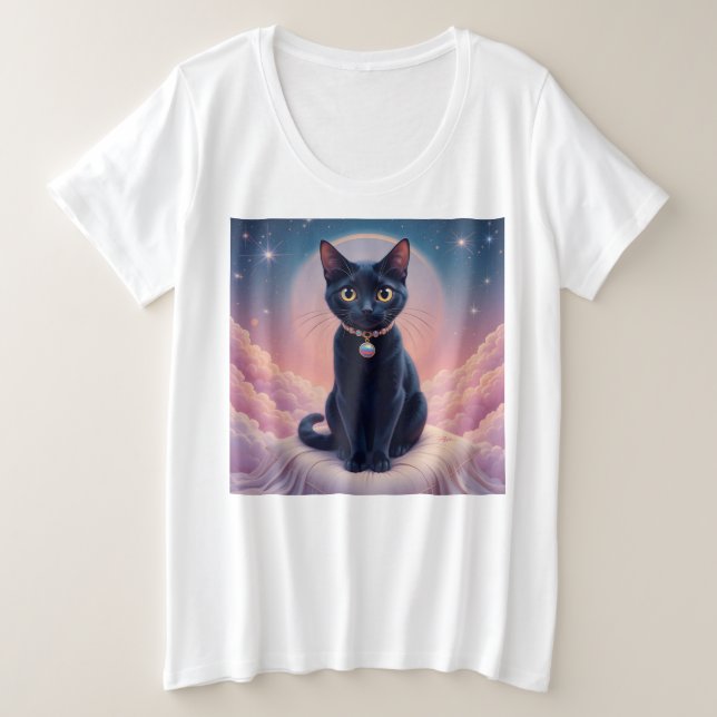 La Reina Del Cielo Del Gato Negro (Anverso del diseño)