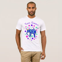 ¡La Reina del Elefante Yass! Camiseta masculina